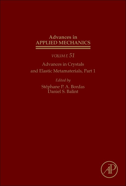 Couverture_Advances In Crystals And Elastic Metamaterials, Part 1