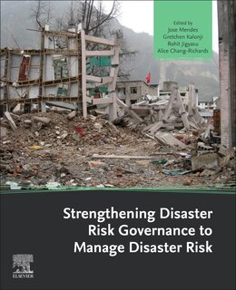 Couverture_Strengthening Disaster Risk Governance To Manage Disaster Risk