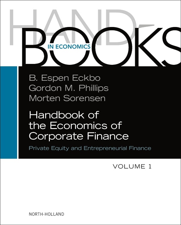 Front cover_Handbook of the Economics of Corporate Finance