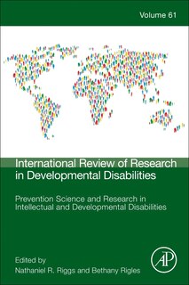 Couverture_Prevention Science And Research In Intellectual And Developmental Disabilities