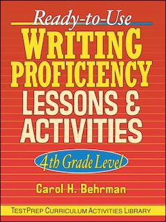 Front cover_Ready-to-Use Writing Proficiency Lessons and Activities