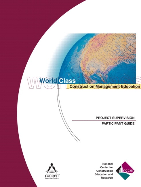 Front cover_Project Supervision Participant Guide