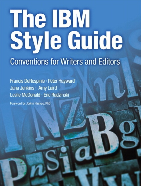 Front cover_The IBM Style Guide