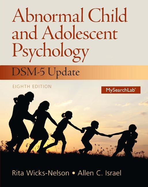 Front cover_Abnormal Child and Adolescent Psychology