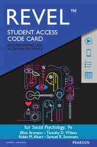 Revel For Social Psychology -- Access Code Card by Elliot Aronson