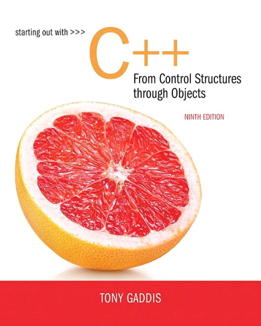 Front cover_Starting Out With C++ From Control Structures To Objects