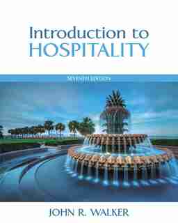 Introduction To Hospitality Plus Mylab Hospitality With Pearson Etext -- Access Card Package de John Walker