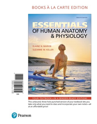 Essentials Of Human Anatomy & Physiology, Books A La Carte Edition