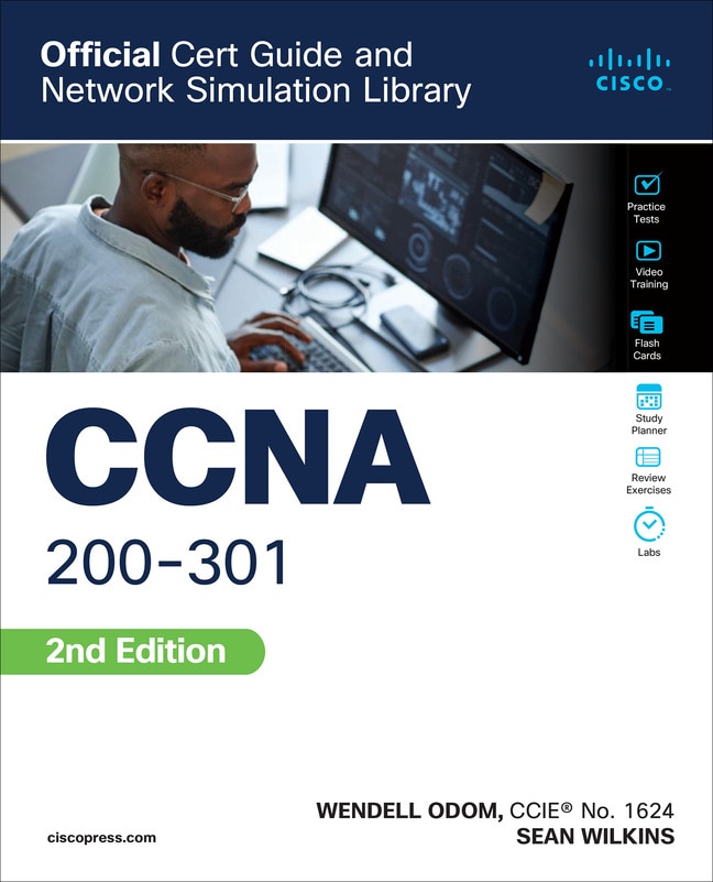 Front cover_CCNA 200-301 Official Cert Guide and Network Simulator Library, Second Edition
