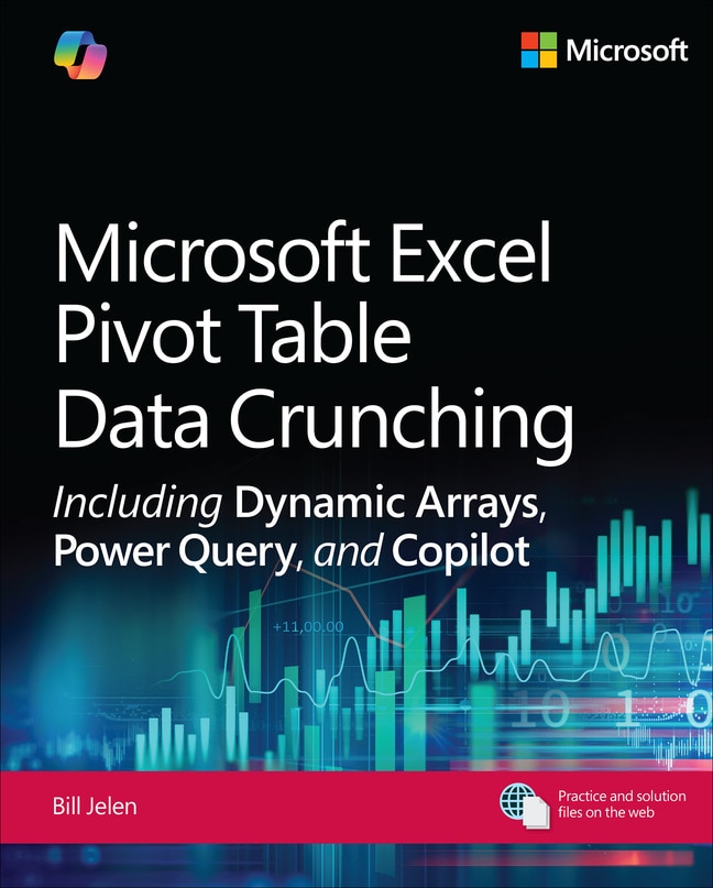Front cover_Microsoft Excel Pivot Table Data Crunching Including Dynamic Arrays, Power Query, and Copilot