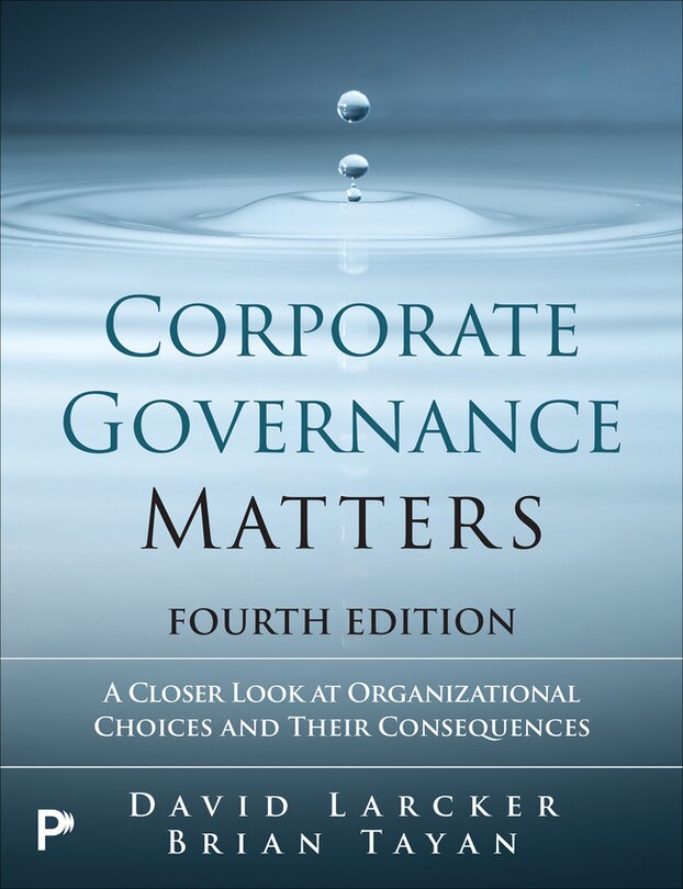 Couverture_Corporate Governance Matters