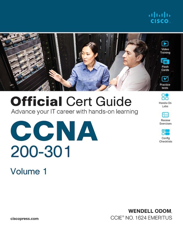 Front cover_Ccna 200-301 Official Cert Guide, Volume 1