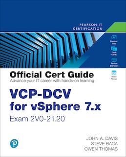 Front cover_Vcp-dcv For Vsphere 7.x (exam 2v0-21.20) Official Cert Guide
