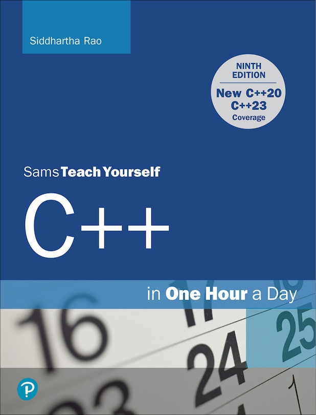 Front cover_C++ in One Hour a Day, Sams Teach Yourself