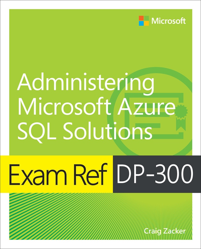 Couverture_Exam Ref DP-300 Administering Microsoft Azure SQL Solutions