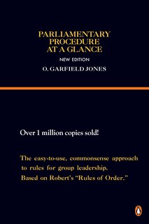Front cover_Parliamentary Procedure At A Glance