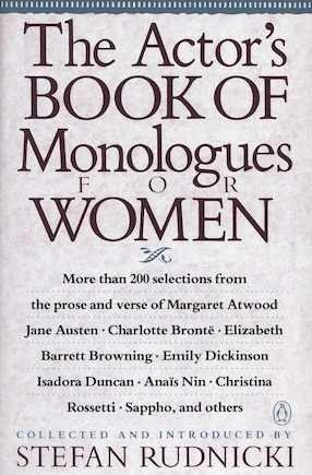 The Actor's Book Of Monologues For Women