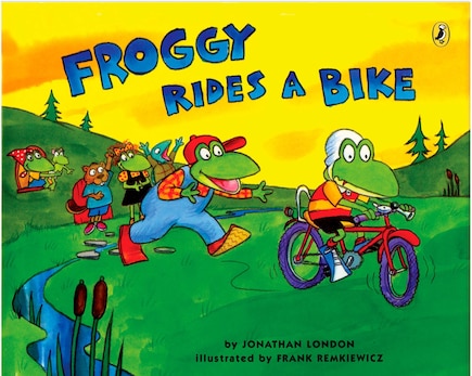 Froggy Rides A Bike