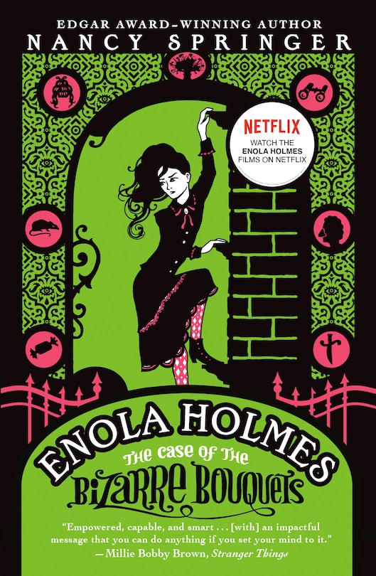 Front cover_Enola Holmes: The Case of the Bizarre Bouquets