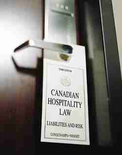 Canadian Hospitality Law de Don Longchamps