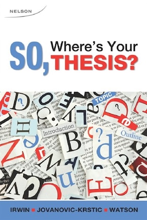 So, Where's Your Thesis?