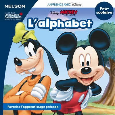 Disney L'alphabet Pre-k French Board Book