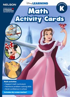 Front cover_Disney Learning Math Activity Cards Grade K Kit