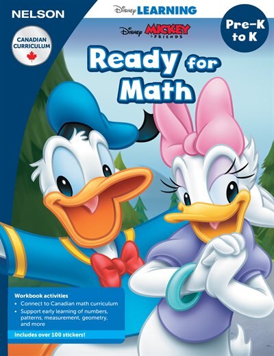 Front cover_Disney Learning Ready for Math Pre-K Workbook
