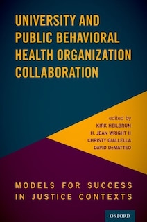 Front cover_University And Public Behavioral Health Organization Collaboration