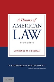 Front cover_A History of American Law