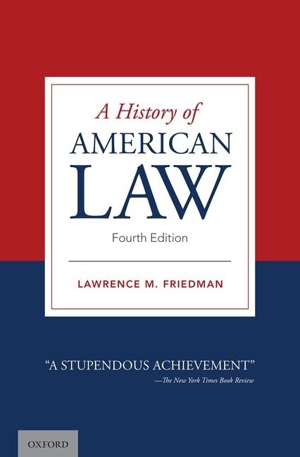 Front cover_A History of American Law