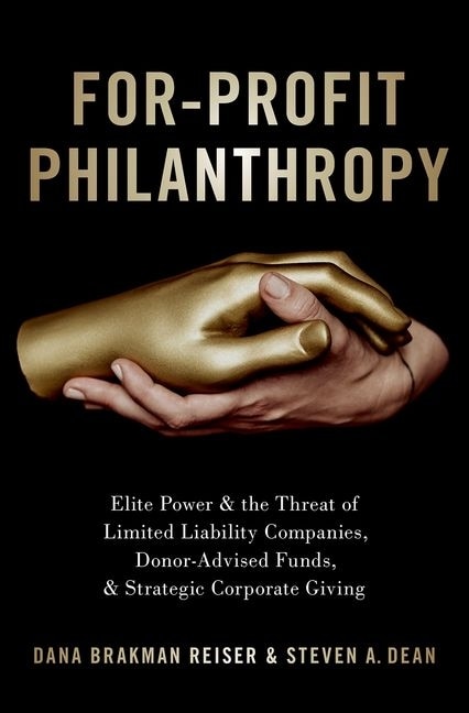 Front cover_For-Profit Philanthropy