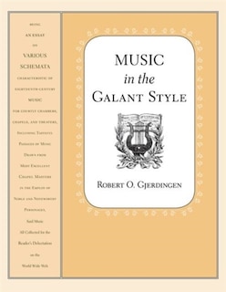 Front cover_Music In The Galant Style
