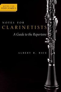 Couverture_Notes for Clarinetists