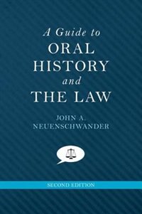 Couverture_A Guide to Oral History and the Law
