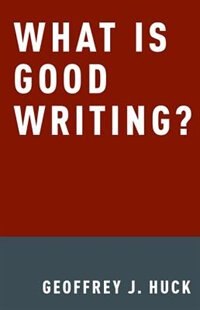 Couverture_What Is Good Writing?