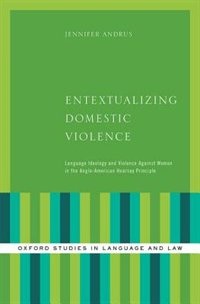 Front cover_Entextualizing Domestic Violence