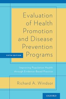 Couverture_Evaluation of Health Promotion and Disease Prevention Programs