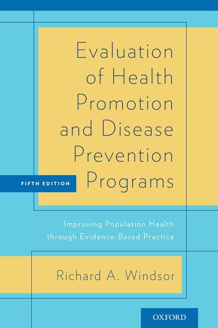 Couverture_Evaluation of Health Promotion and Disease Prevention Programs