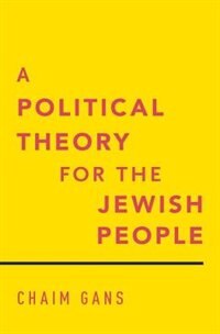 Couverture_A Political Theory for the Jewish People