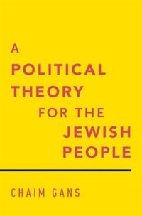 Couverture_A Political Theory for the Jewish People