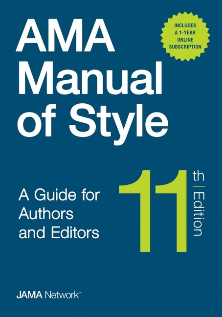 Front cover_AMA Manual of Style