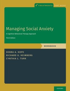 Front cover_Managing Social Anxiety, Workbook