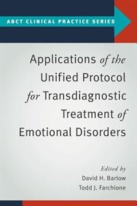 Couverture_Applications of the Unified Protocol for Transdiagnostic Treatment of Emotional Disorders