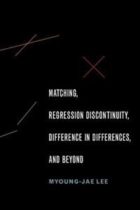 Couverture_Matching, Regression Discontinuity, Difference in Differences, and Beyond