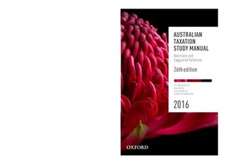 Couverture_Australian Taxation Study Manual