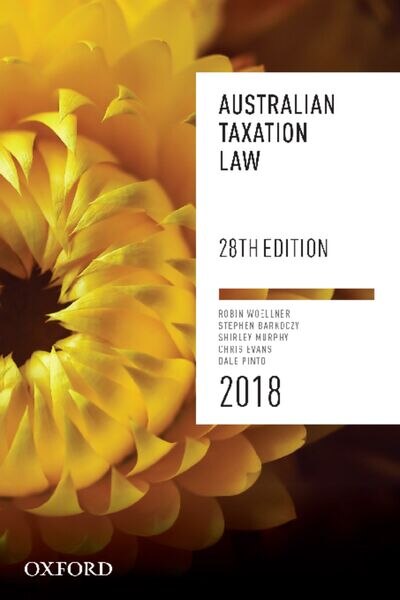 Couverture_Australian Taxation Law 2018