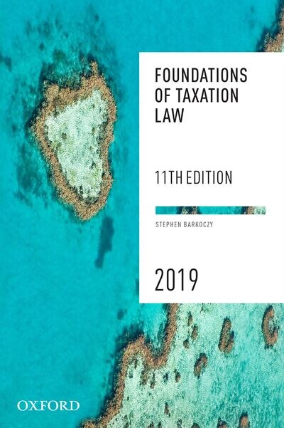 Couverture_Foundations of Taxation Law 2019