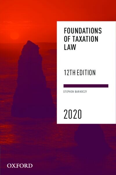 Front cover_Foundations of Taxation Law 2020