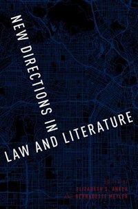Couverture_New Directions in Law and Literature